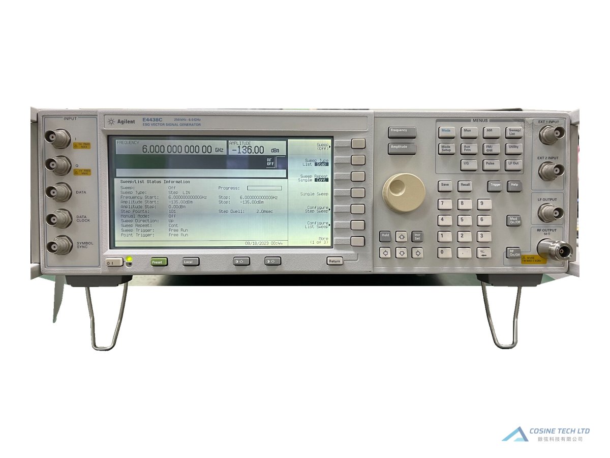 Keysight／Agilent ESG E4438C（選項 506）